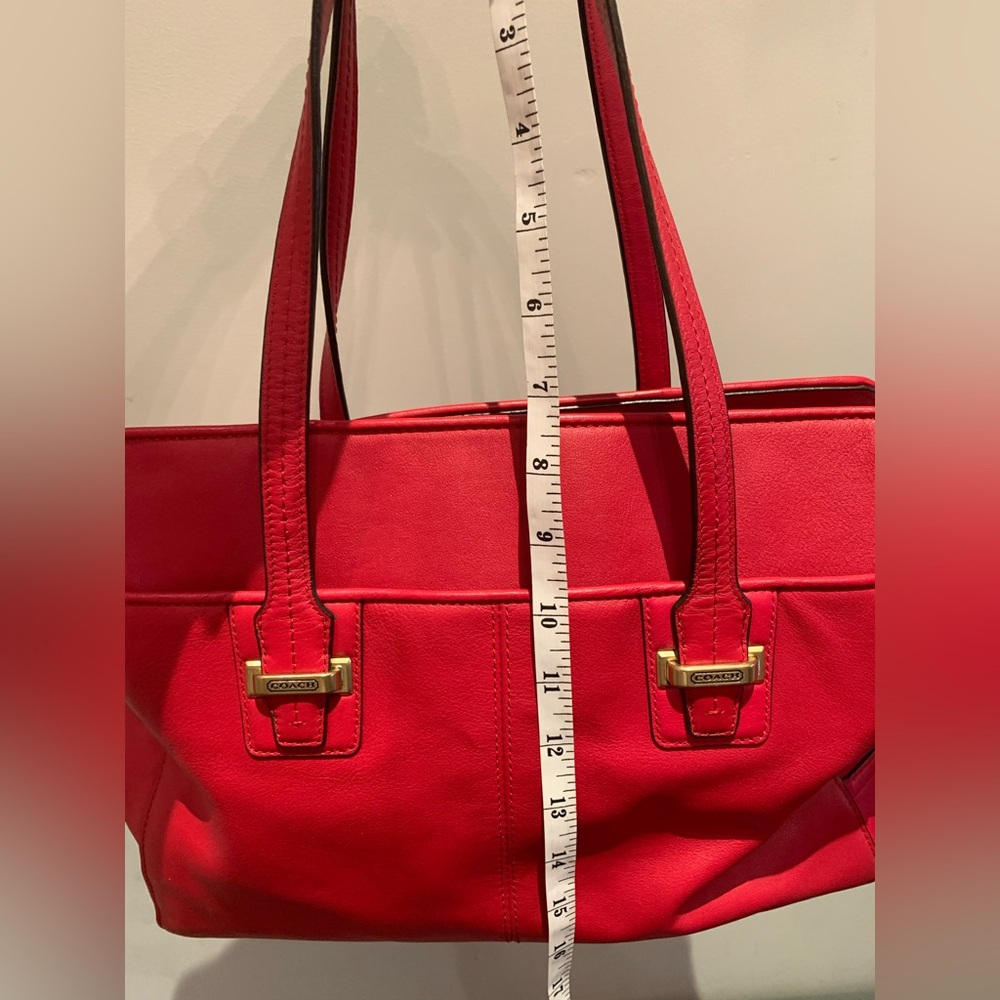 ❤️COACH❤️LEATHER CARRYALL. GORGEOUS!!! - Picture 13 of 15